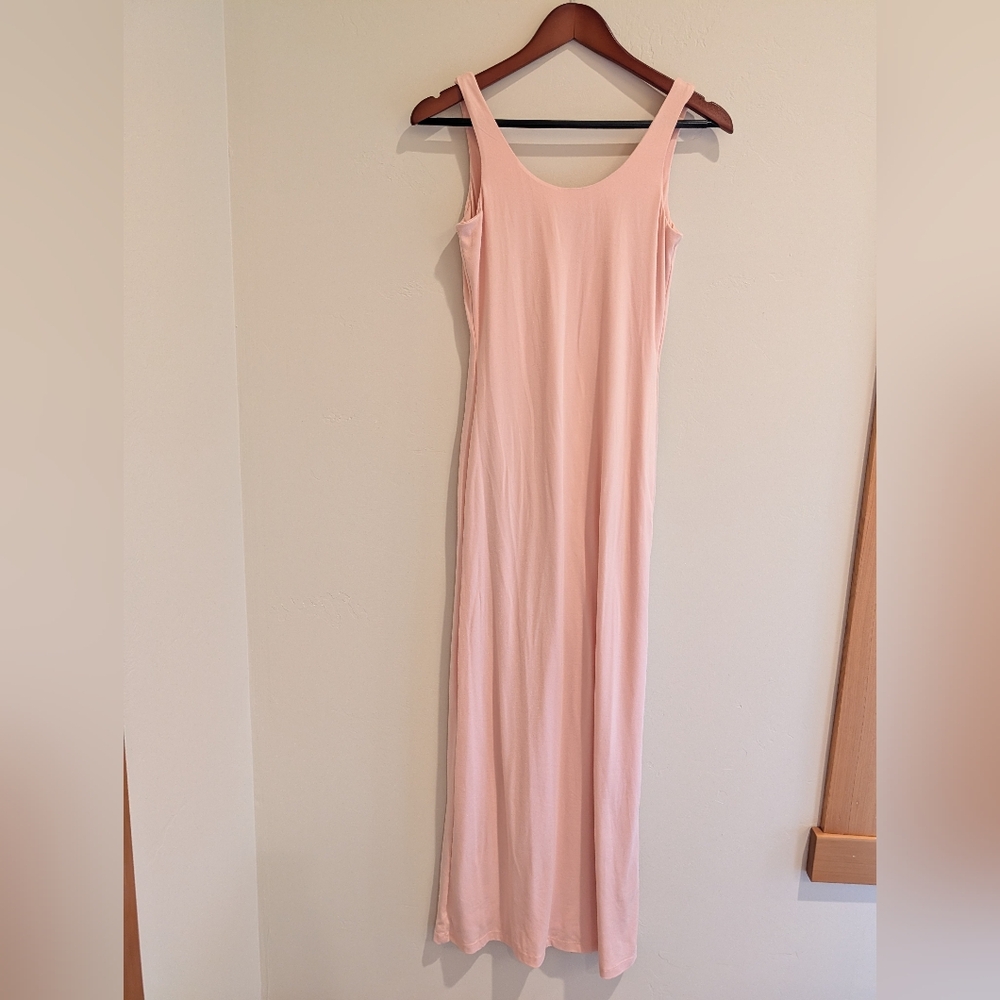BUMPSUIT materinty The Ella Midi Dress in Dusty light Pink Size S